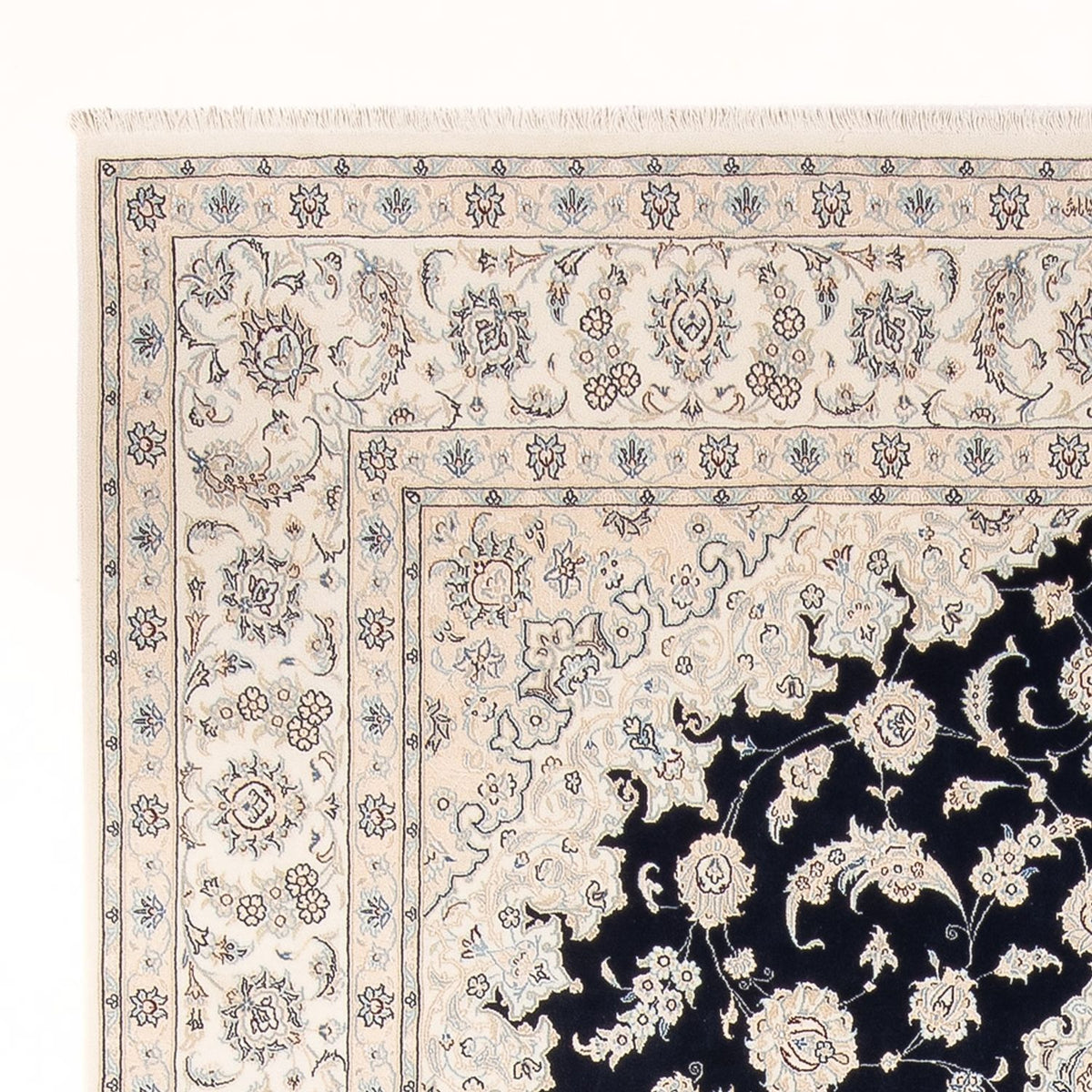 Tappeto Persero - Nain - Premio - 346 x 244 cm - blu scuro