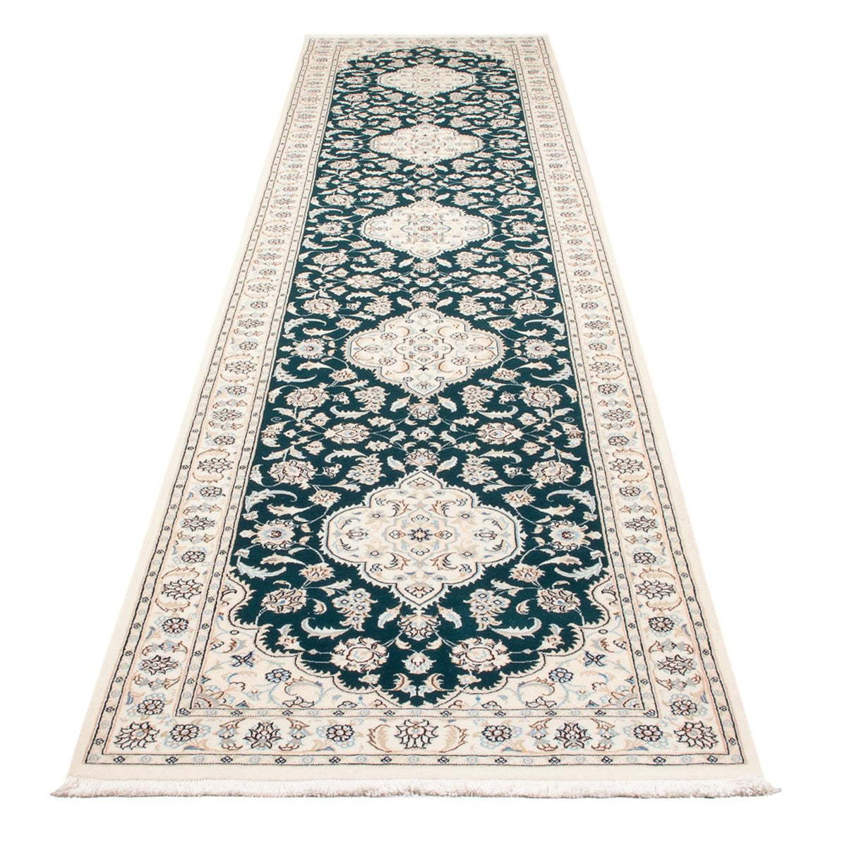 Tappeto corsia Tappeto Persero - Nain - Premio - 397 x 88 cm - blu scuro