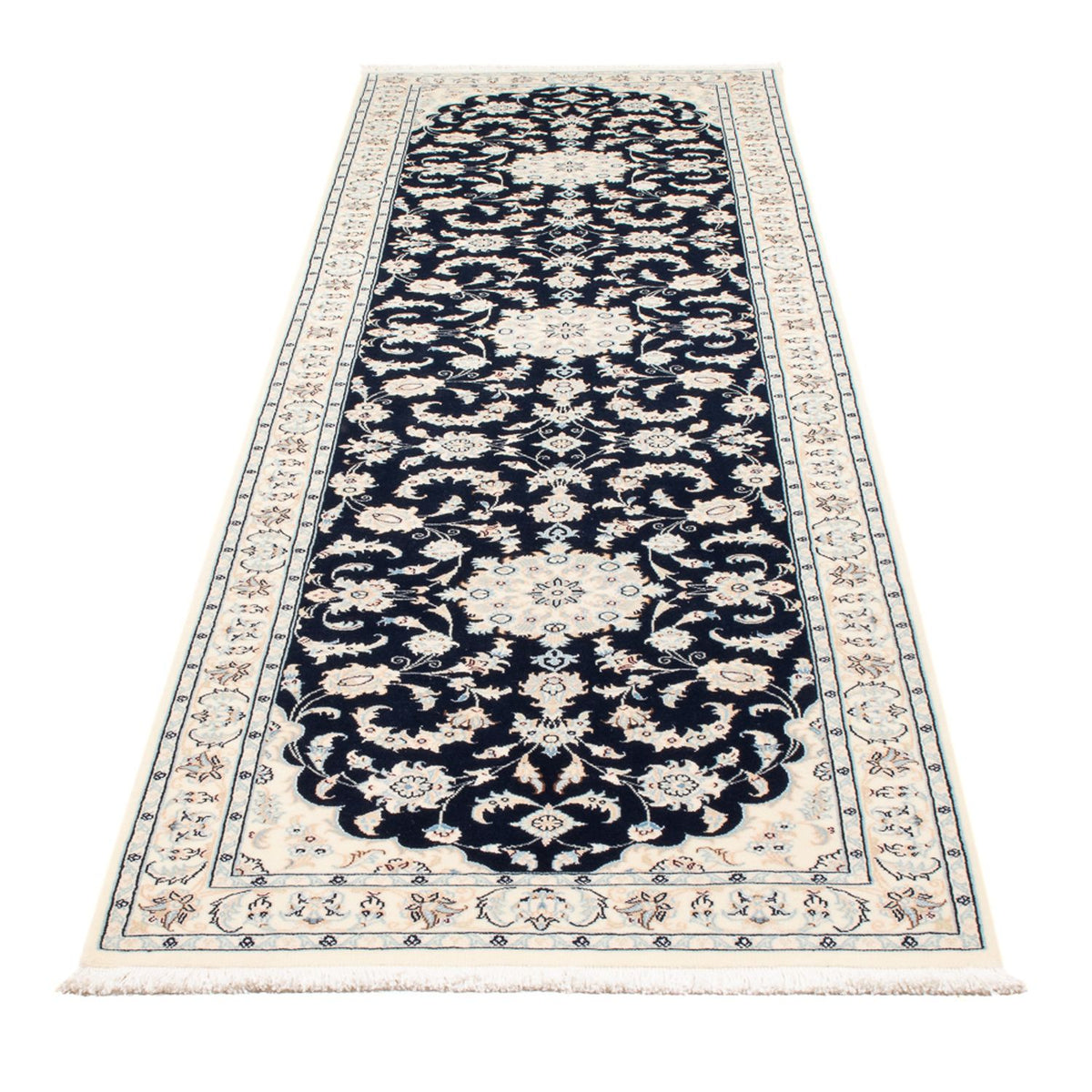 Tappeto corsia Tappeto Persero - Nain - Premio - 297 x 81 cm - blu scuro