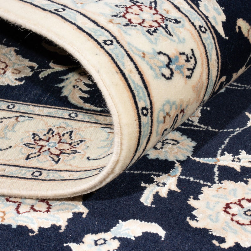 Tappeto corsia Tappeto Persero - Nain - Reale - 200 x 80 cm - blu scuro