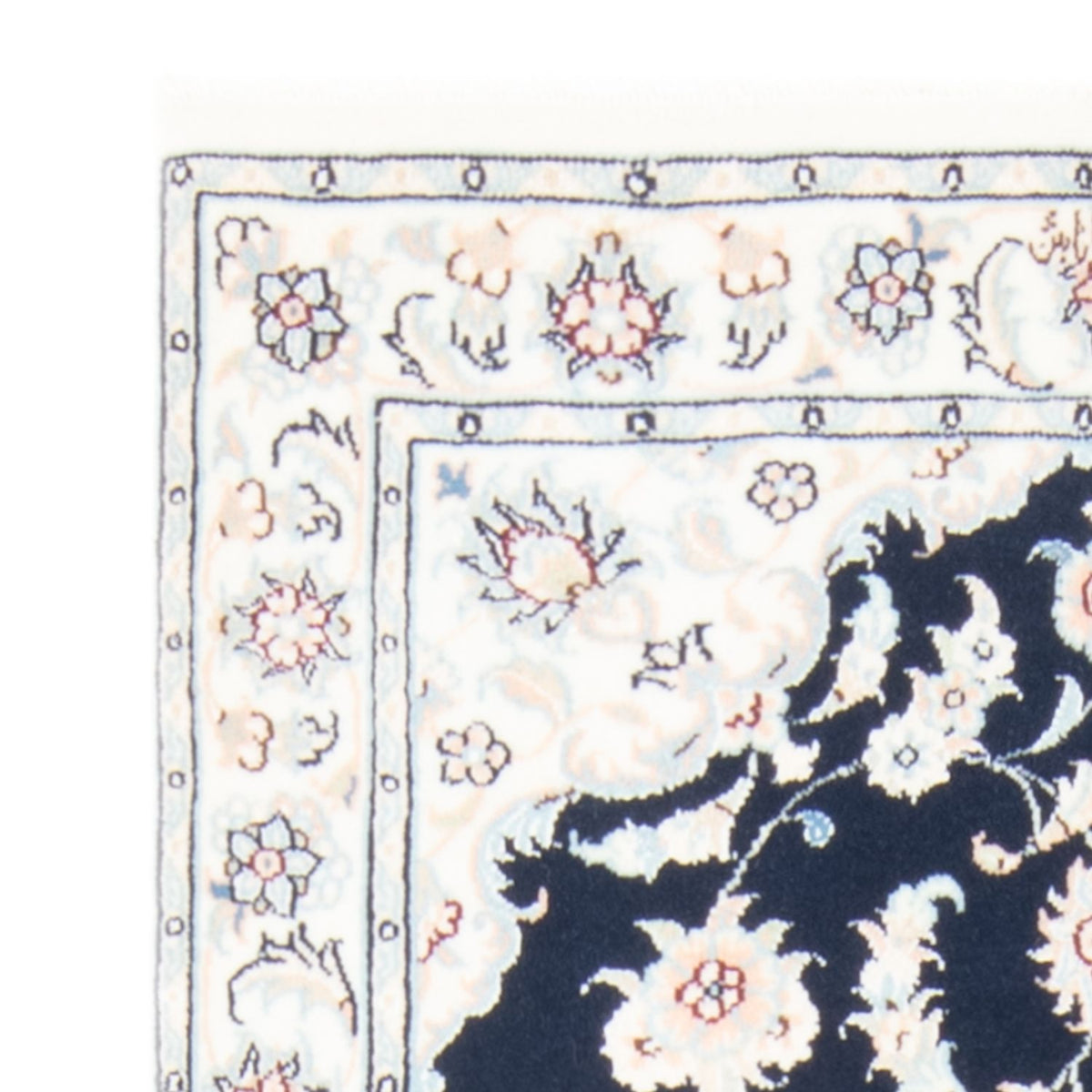 Tappeto corsia Tappeto Persero - Nain - Reale - 204 x 81 cm - blu scuro