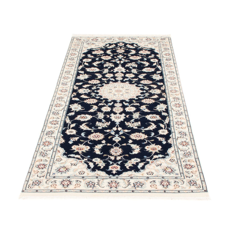 Tappeto corsia Tappeto Persero - Nain - Reale - 204 x 81 cm - blu scuro