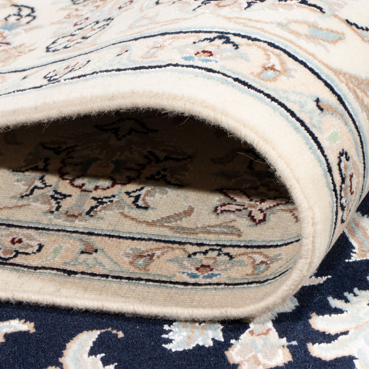 Tappeto Persero - Nain - Premio - 200 x 149 cm - blu scuro