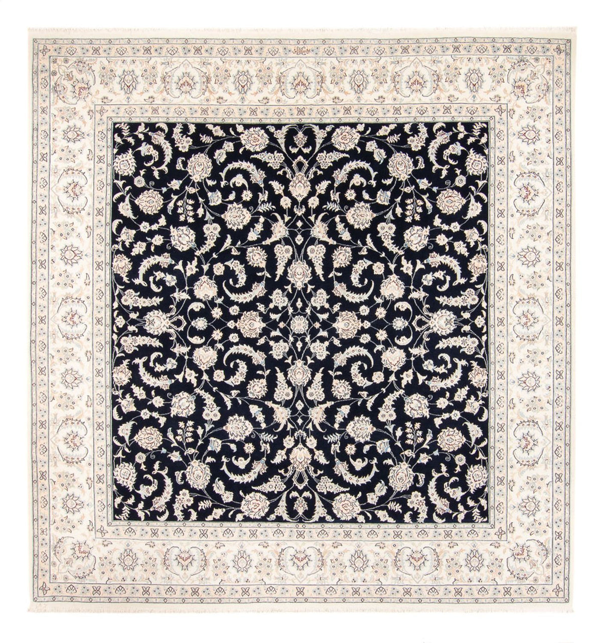 Tappeto Persero - Nain - 261 x 249 cm - blu scuro