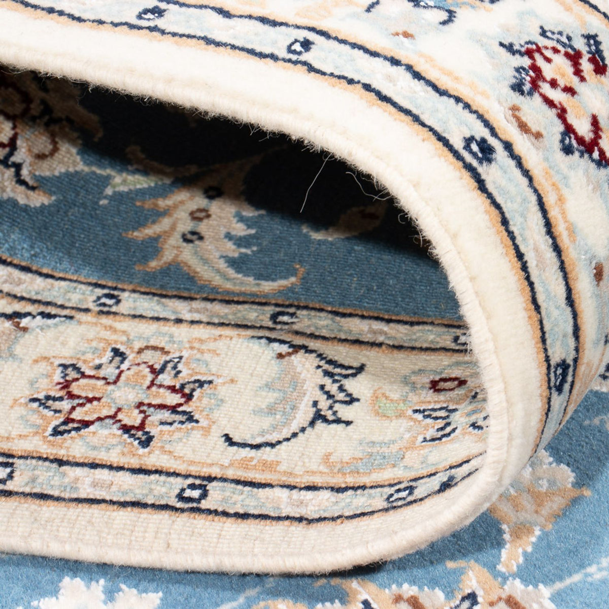 Tappeto corsia Tappeto Persero - Nain - Premio - 245 x 82 cm - blu