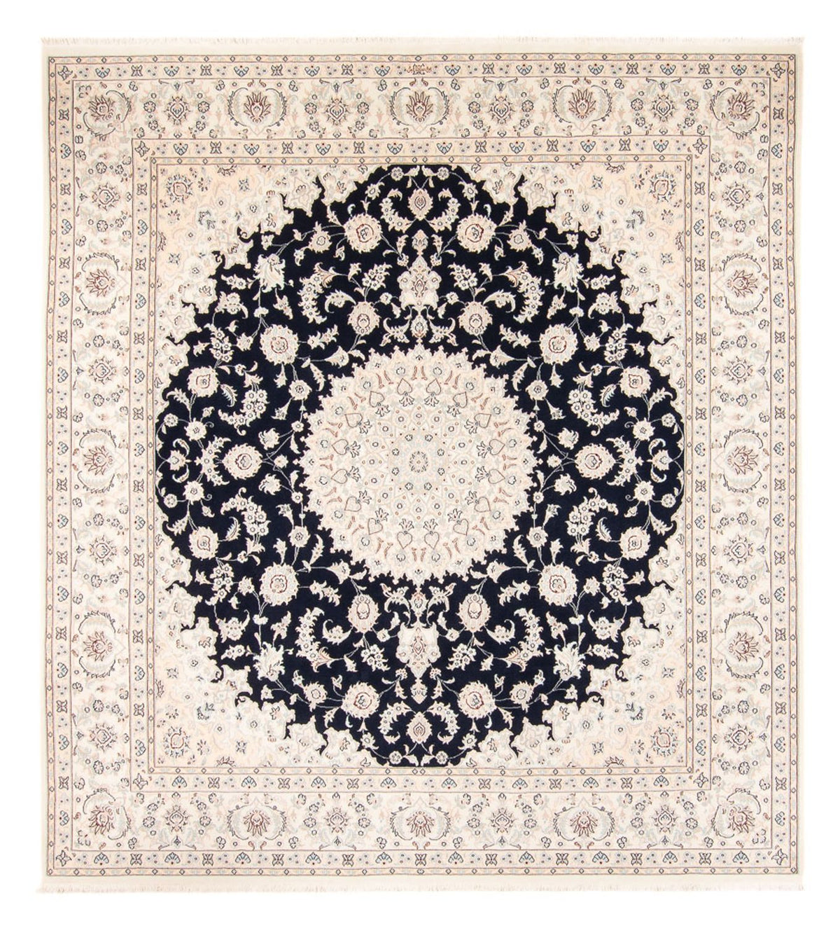 Tappeto Persero - Nain - 268 x 245 cm - blu scuro
