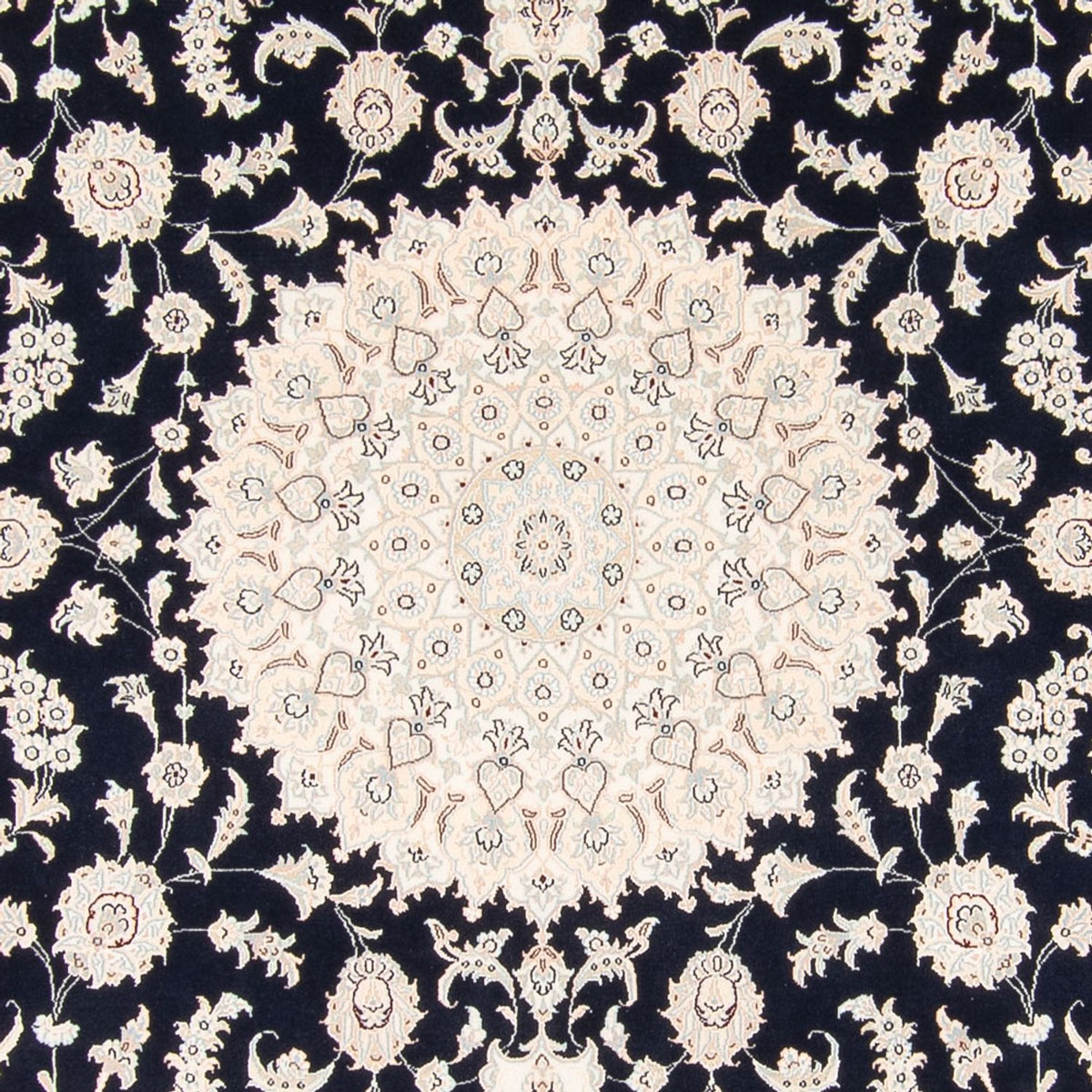 Tappeto Persero - Nain - 268 x 245 cm - blu scuro