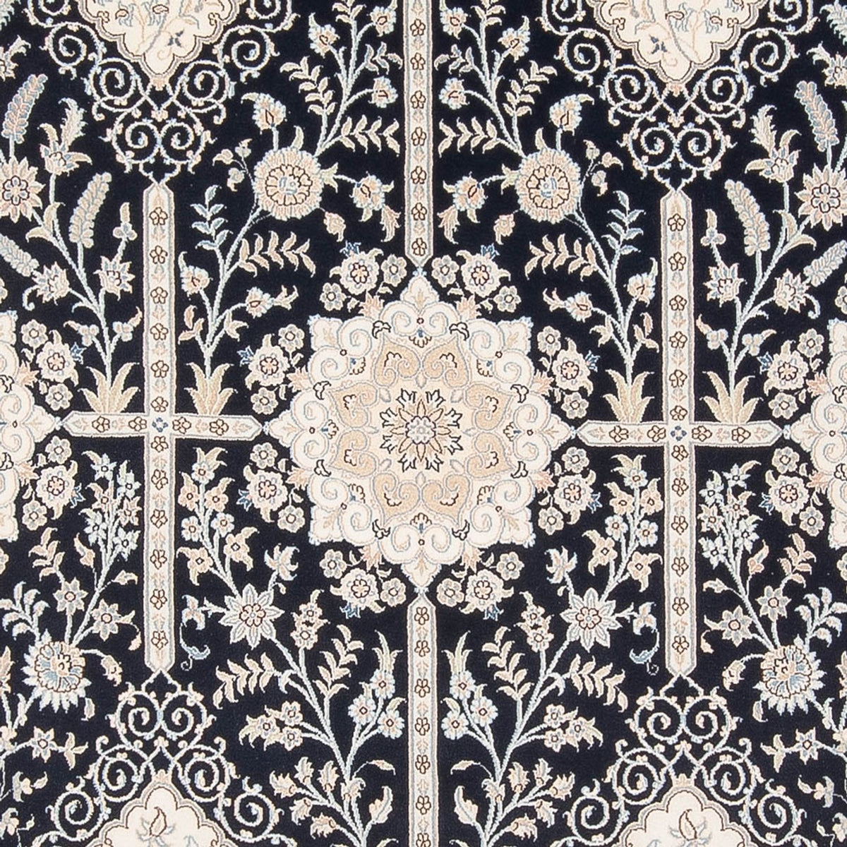 Tappeto Persero - Nain - Premio - 302 x 199 cm - blu scuro