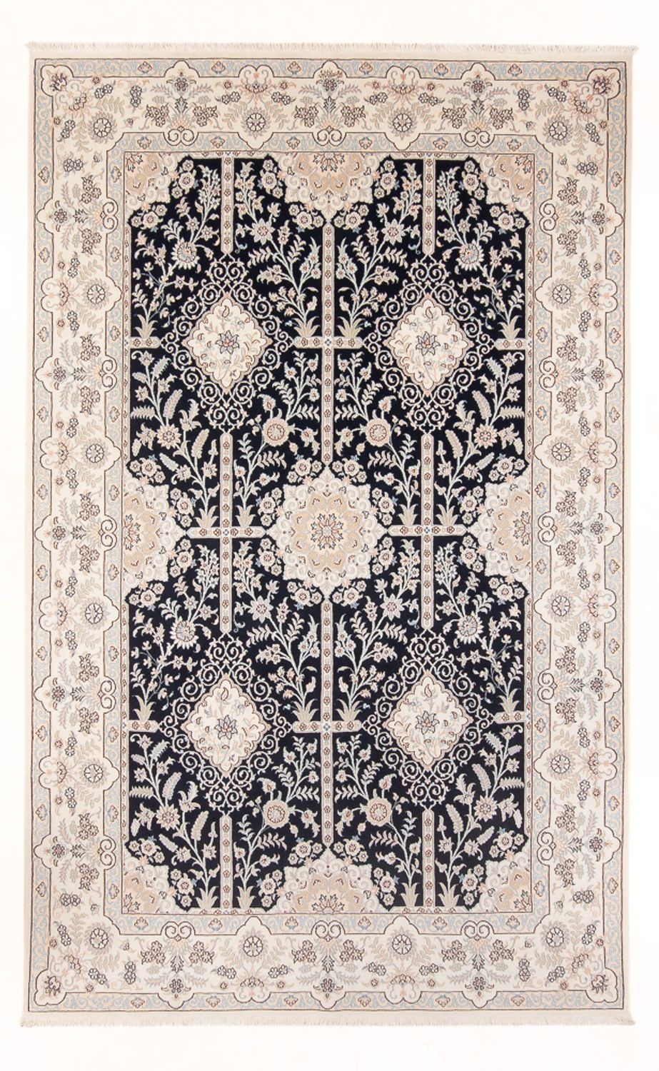 Tappeto Persero - Nain - Premio - 304 x 199 cm - blu scuro