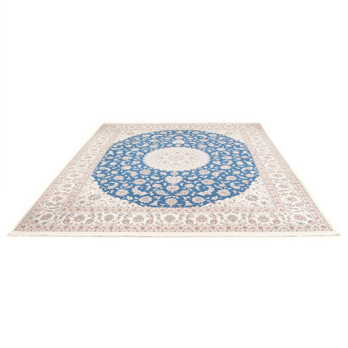Tappeto Persero - Nain - Premio - 296 x 248 cm - blu chiaro