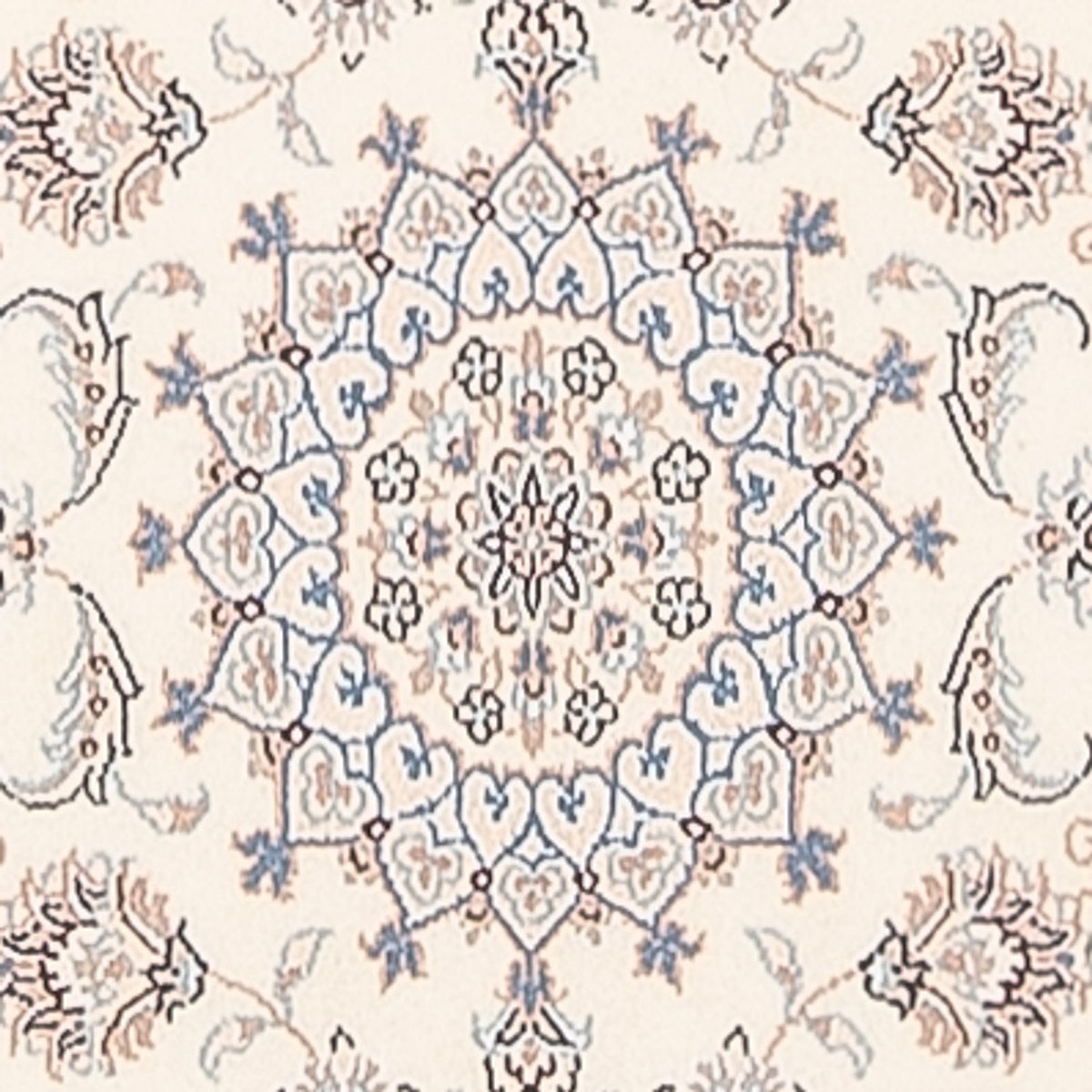 Tappeto corsia Tappeto Persero - Nain - Premio - 252 x 82 cm - crema