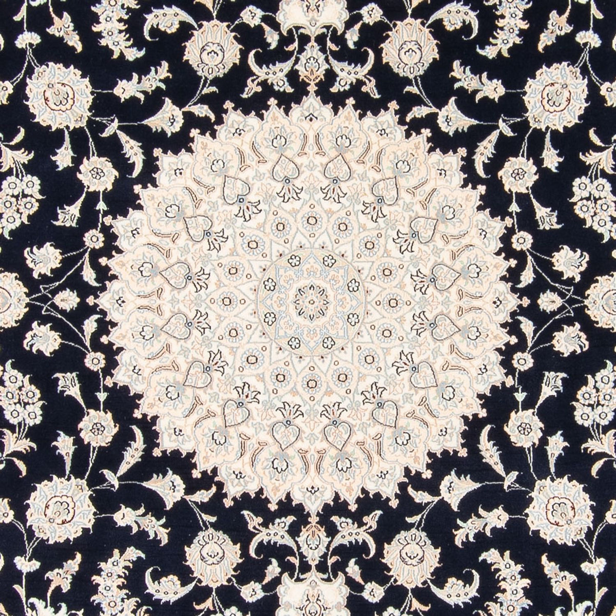 Tappeto Persero - Nain quadrato  - 259 x 247 cm - blu scuro