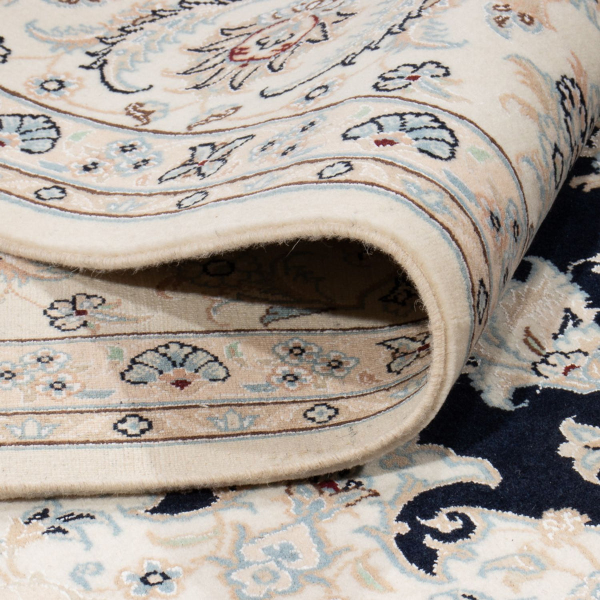 Tappeto Persero - Nain quadrato  - 259 x 247 cm - blu scuro