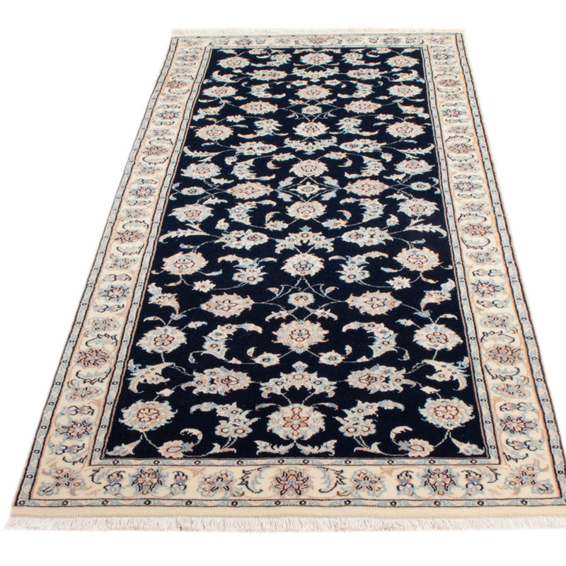 Tappeto corsia Tappeto Persero - Nain - Reale - 207 x 80 cm - blu scuro