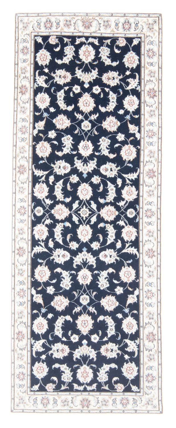 Tappeto corsia Tappeto Persero - Nain - Reale - 203 x 79 cm - blu scuro