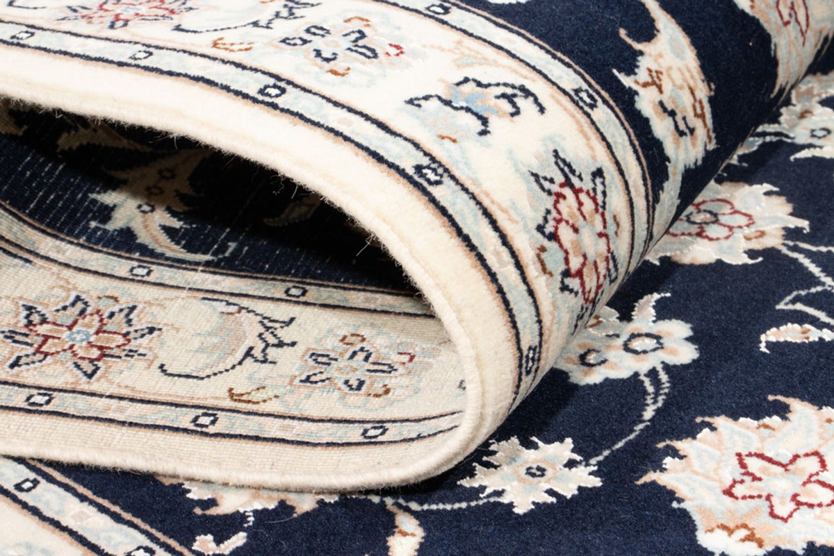 Tappeto corsia Tappeto Persero - Nain - Reale - 203 x 79 cm - blu scuro