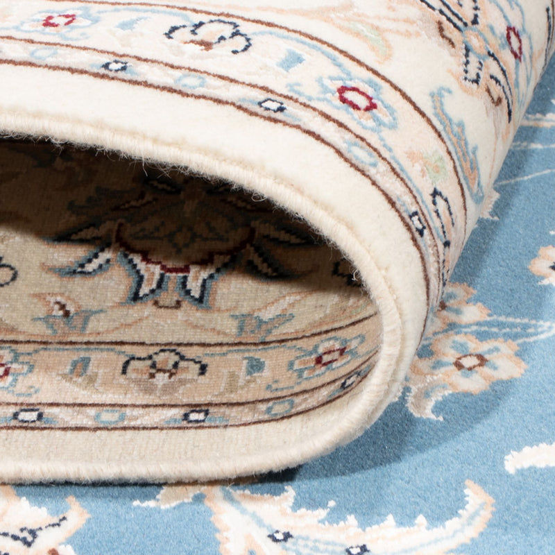 Tappeto Persero - Nain - Reale - 196 x 150 cm - blu chiaro