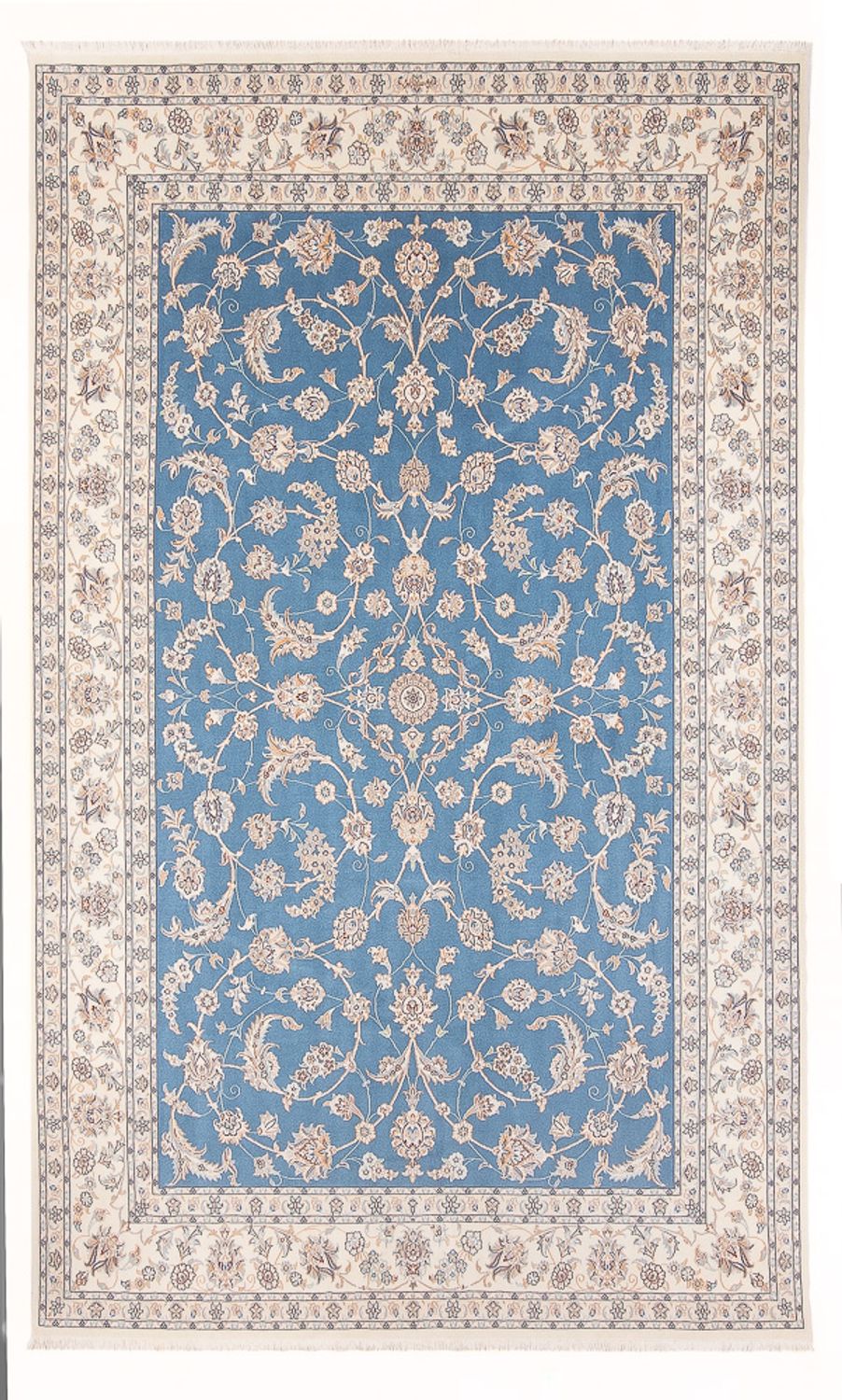 Tappeto Persero - Nain - Premio - 294 x 197 cm - blu chiaro