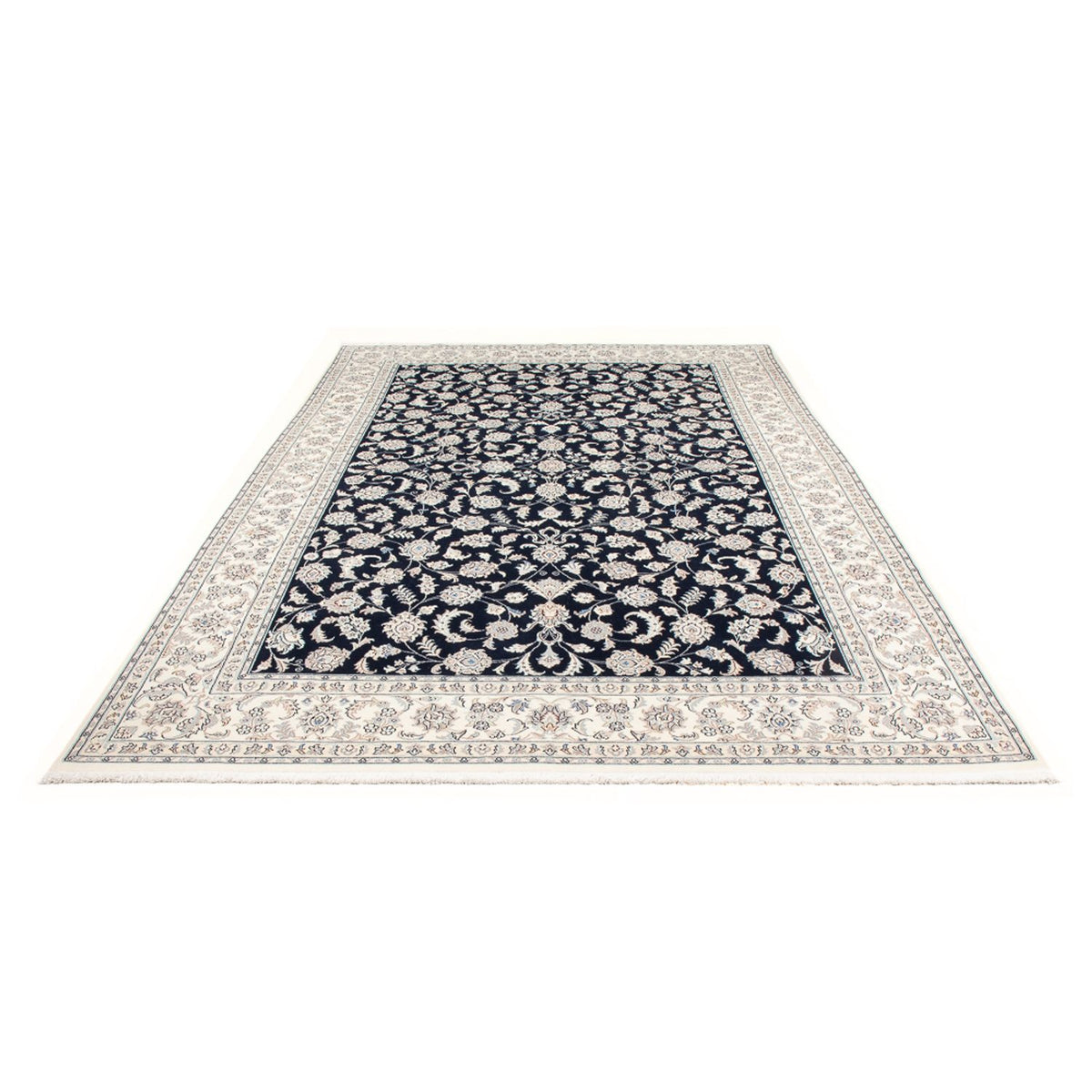 Tappeto Persero - Nain - Premio - 303 x 196 cm - blu scuro