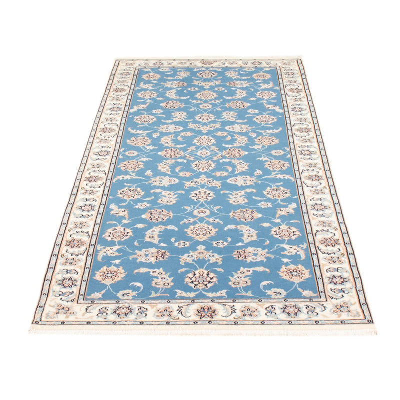 Tappeto corsia Tappeto Persero - Nain - Reale - 209 x 84 cm - blu chiaro