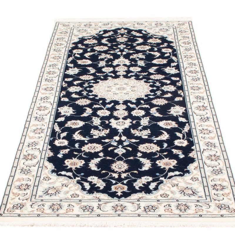 Tappeto corsia Tappeto Persero - Nain - Reale - 200 x 81 cm - blu scuro