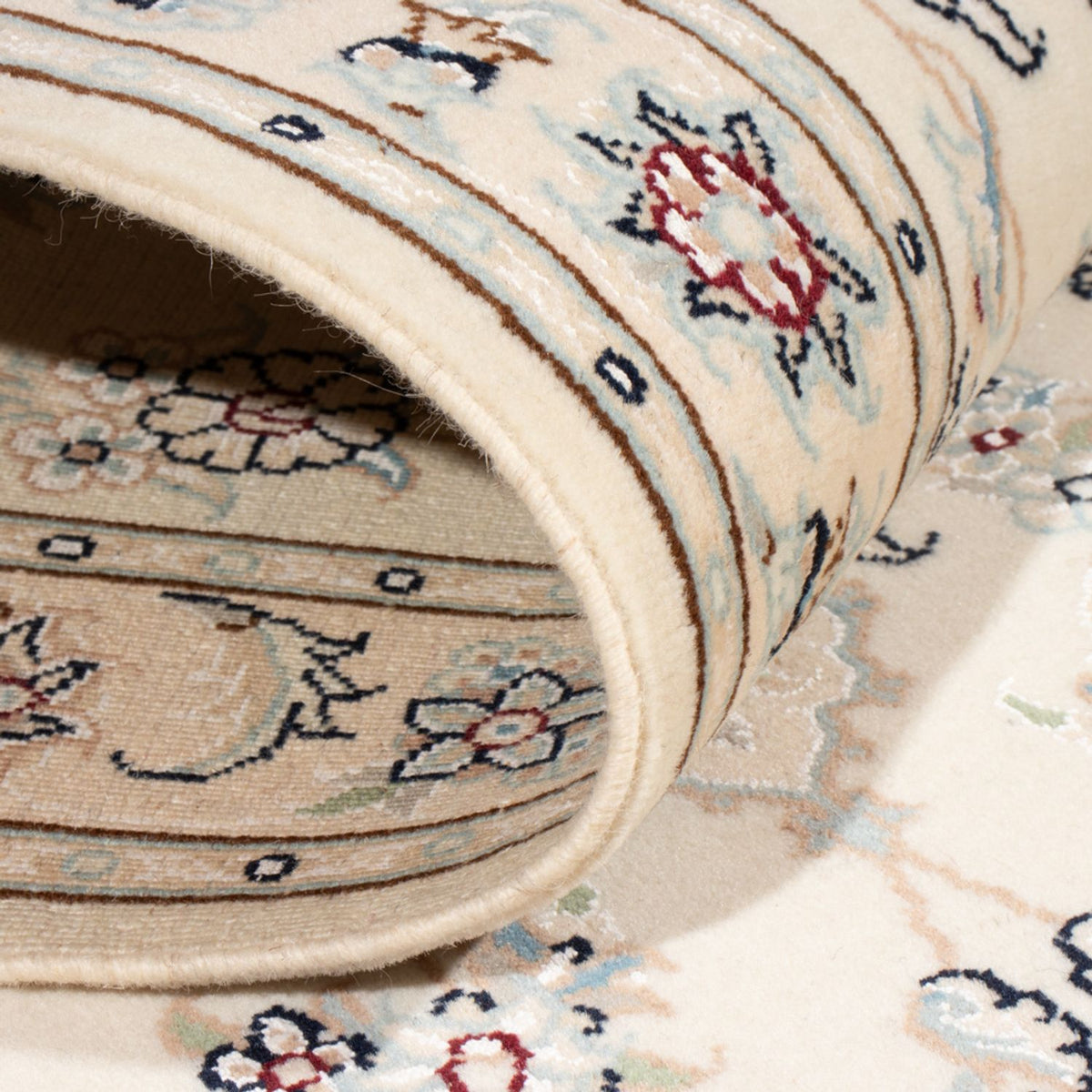 Tappeto corsia Tappeto Persero - Nain - Reale - 200 x 80 cm - crema