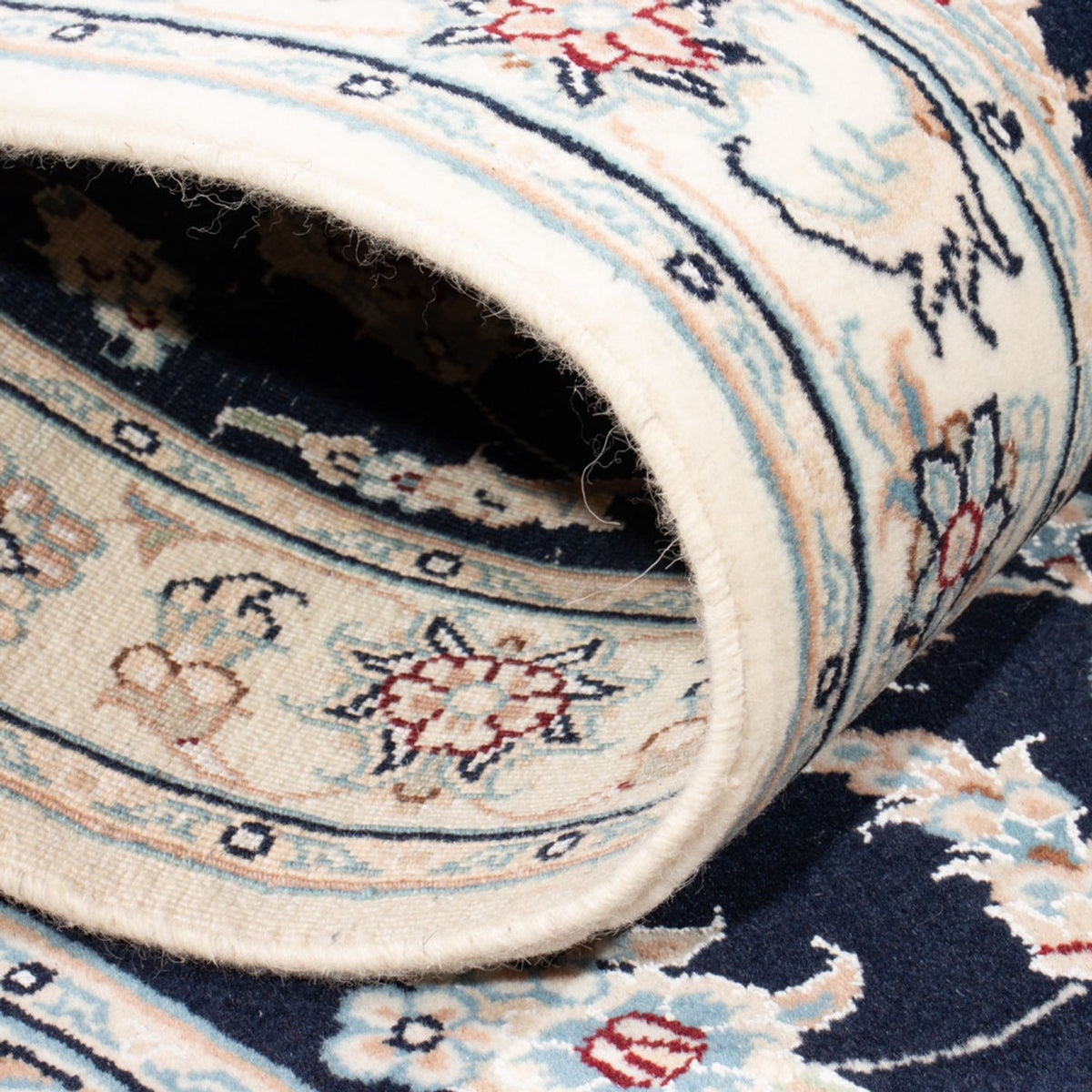 Tappeto corsia Tappeto Persero - Nain - Reale - 201 x 78 cm - blu scuro