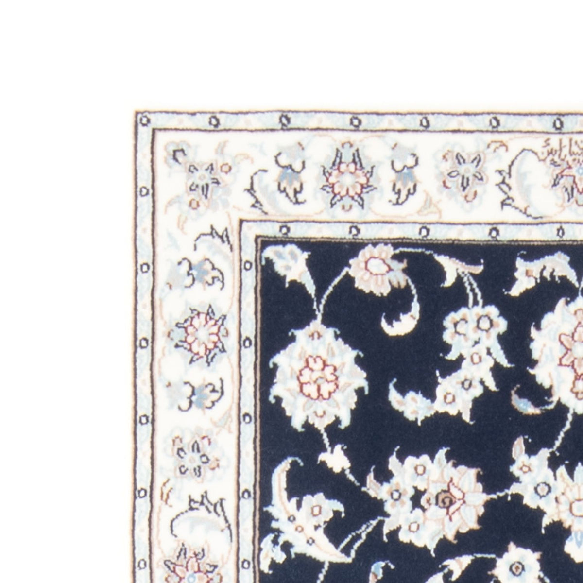 Tappeto corsia Tappeto Persero - Nain - Reale - 198 x 78 cm - blu scuro