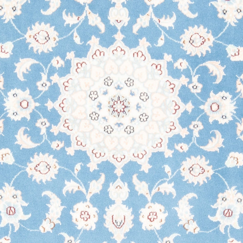 Tappeto corsia Tappeto Persero - Nain - Reale - 197 x 82 cm - blu chiaro