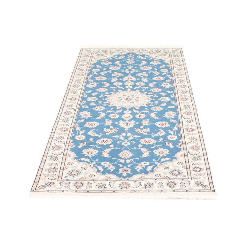Tappeto corsia Tappeto Persero - Nain - Reale - 197 x 82 cm - blu chiaro