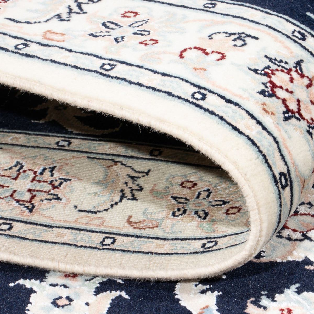 Tappeto corsia Tappeto Persero - Nain - Premio - 248 x 82 cm - blu scuro