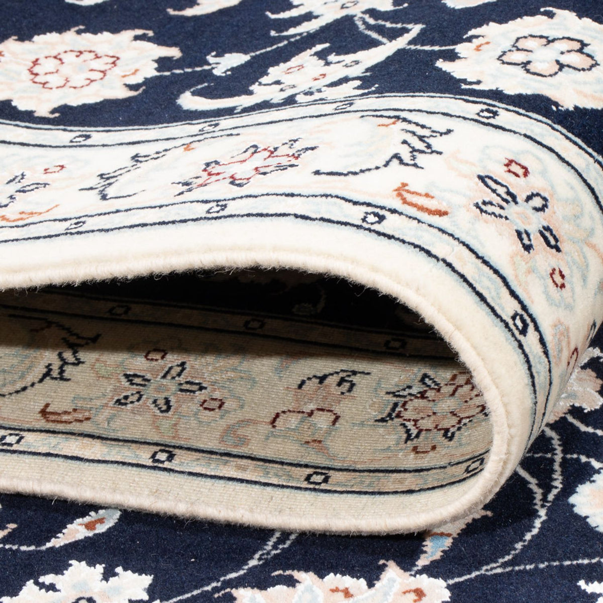 Tappeto corsia Tappeto Persero - Nain - Premio - 248 x 83 cm - blu scuro