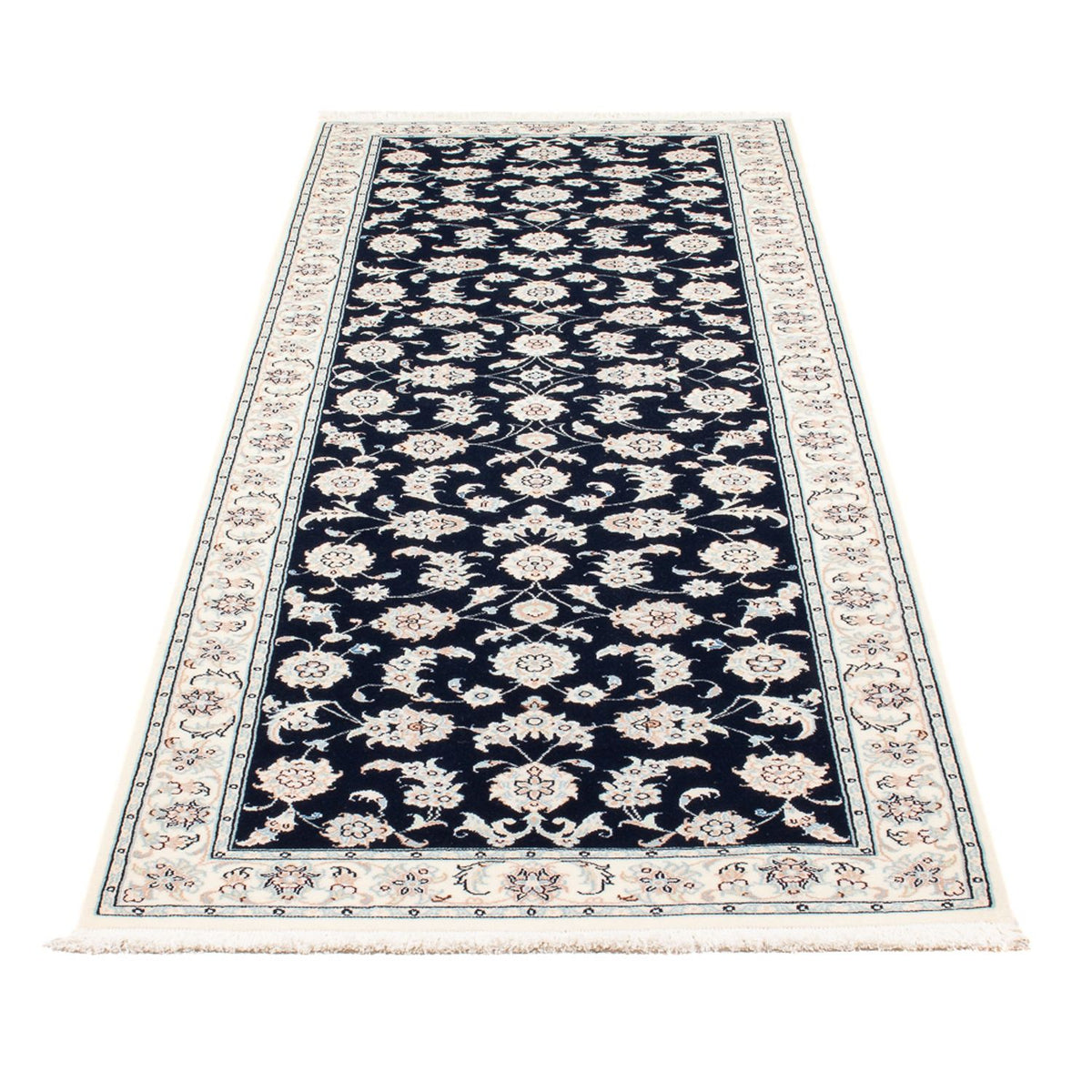 Tappeto corsia Tappeto Persero - Nain - Premio - 248 x 83 cm - blu scuro