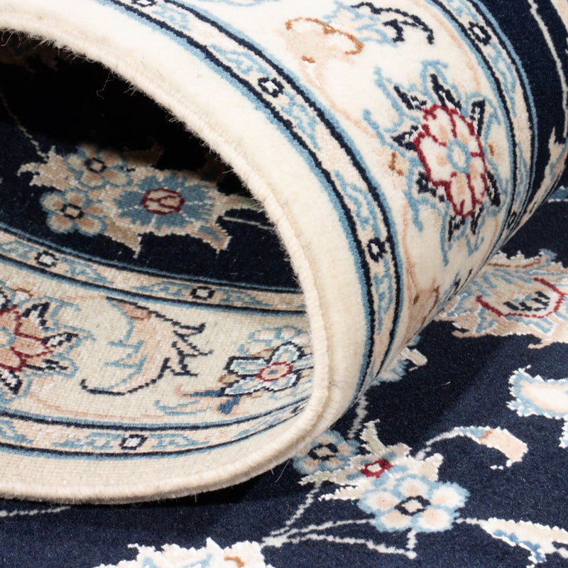 Tappeto corsia Tappeto Persero - Nain - Reale - 194 x 82 cm - blu scuro