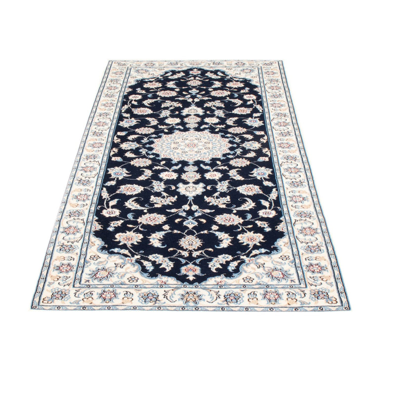 Tappeto corsia Tappeto Persero - Nain - Reale - 194 x 82 cm - blu scuro