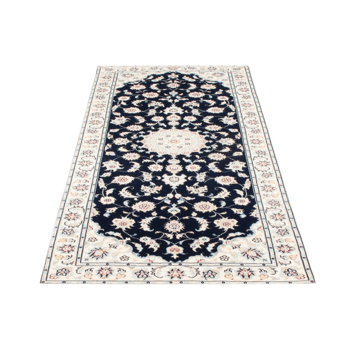 Tappeto corsia Tappeto Persero - Nain - Reale - 200 x 80 cm - blu scuro