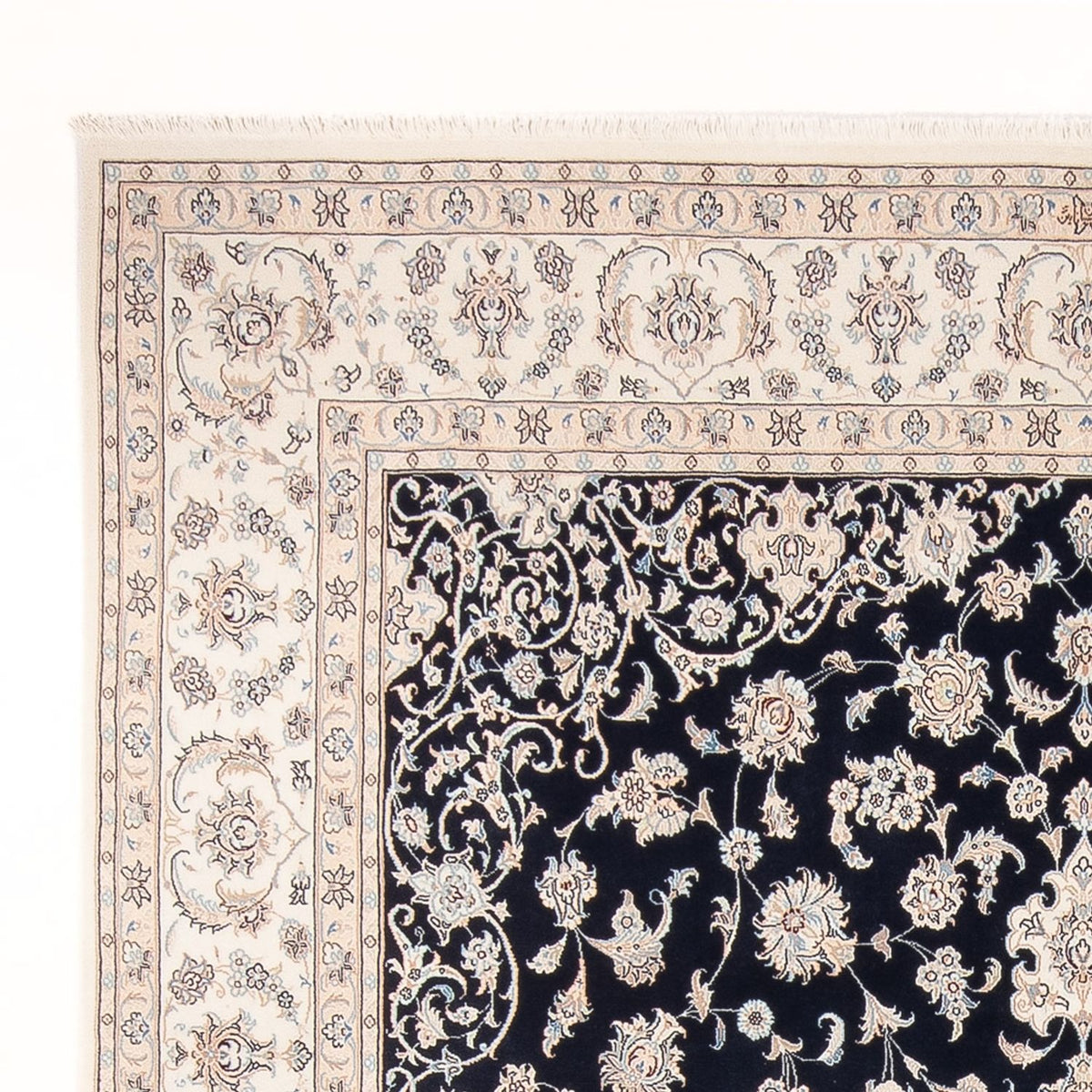 Tappeto Persero - Nain - Premio - 310 x 243 cm - blu scuro