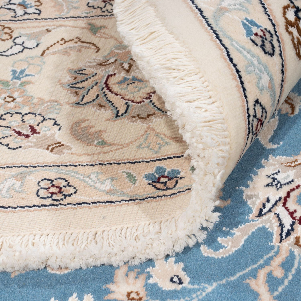 Tappeto Persero - Nain rotondo  - 200 x 200 cm - blu chiaro