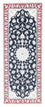 Tappeto corsia Tappeto Persero - Nain - Reale - 203 x 81 cm - blu scuro