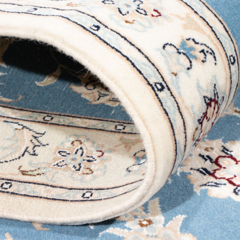 Tappeto corsia Tappeto Persero - Nain - Reale - 200 x 80 cm - blu chiaro