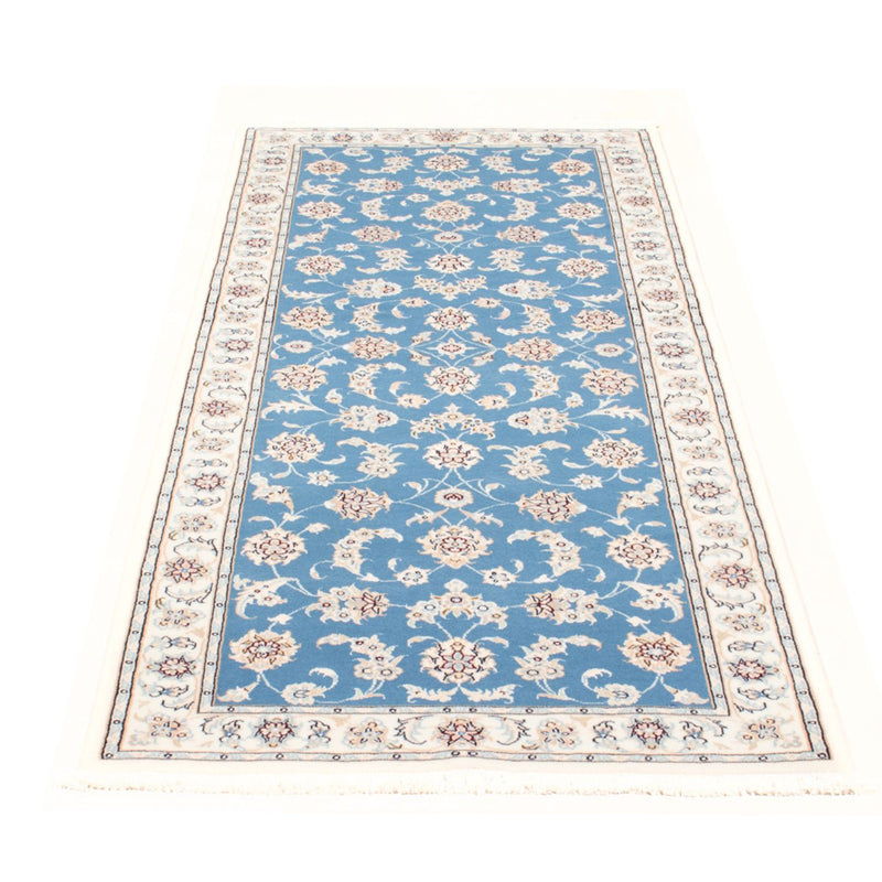 Tappeto corsia Tappeto Persero - Nain - Reale - 200 x 80 cm - blu chiaro