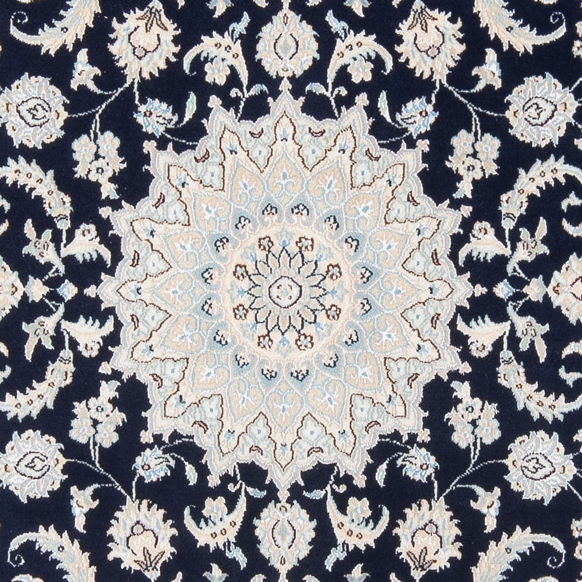 Tappeto Persero - Nain - Premio - 205 x 148 cm - blu scuro