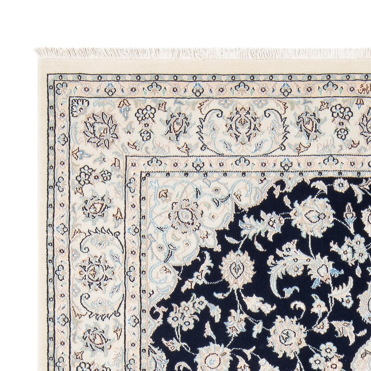 Tappeto Persero - Nain - Premio - 205 x 148 cm - blu scuro