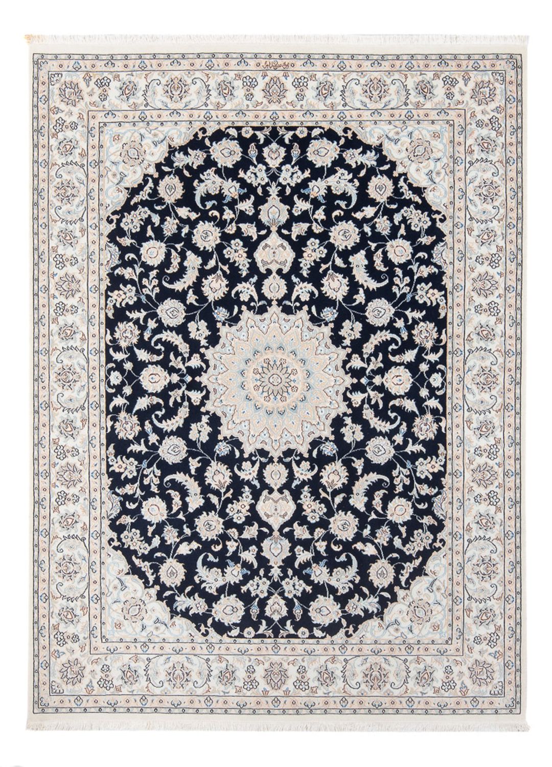 Tappeto Persero - Nain - Premio - 198 x 150 cm - blu scuro