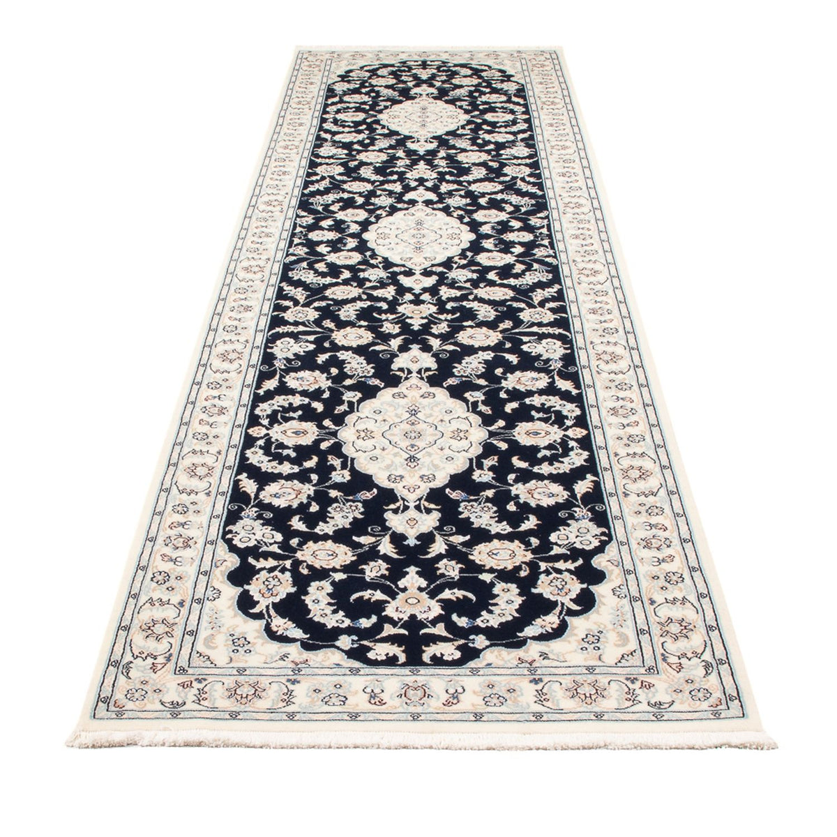 Tappeto corsia Tappeto Persero - Nain - Premio - 344 x 90 cm - blu scuro