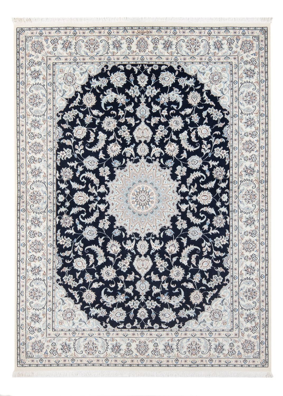 Tappeto Persero - Nain - Premio - 199 x 149 cm - blu scuro
