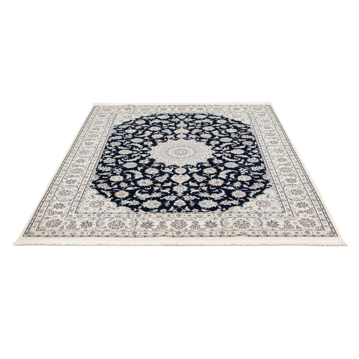 Tappeto Persero - Nain - Premio - 199 x 149 cm - blu scuro
