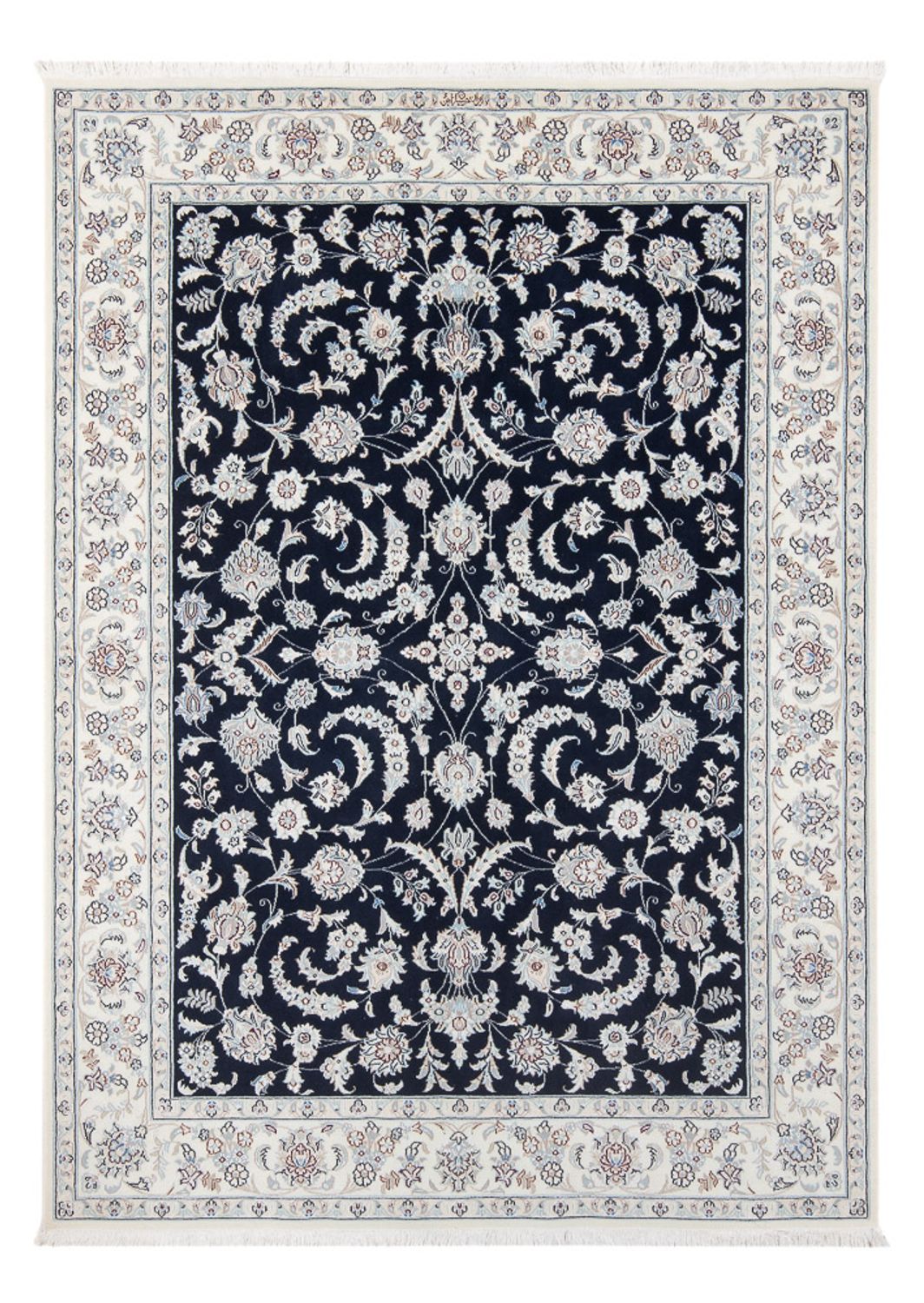 Tappeto Persero - Nain - Premio - 202 x 150 cm - blu scuro