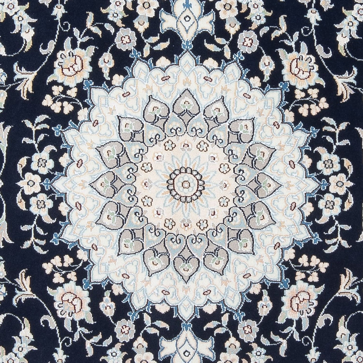 Tappeto Persero - Nain - Premio - 196 x 148 cm - blu scuro