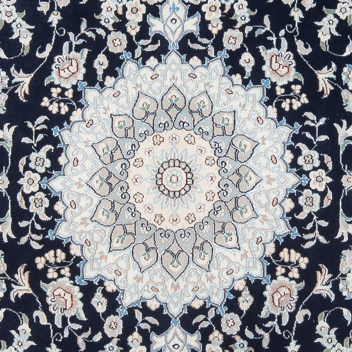 Tappeto Persero - Nain - Premio - 204 x 150 cm - blu scuro